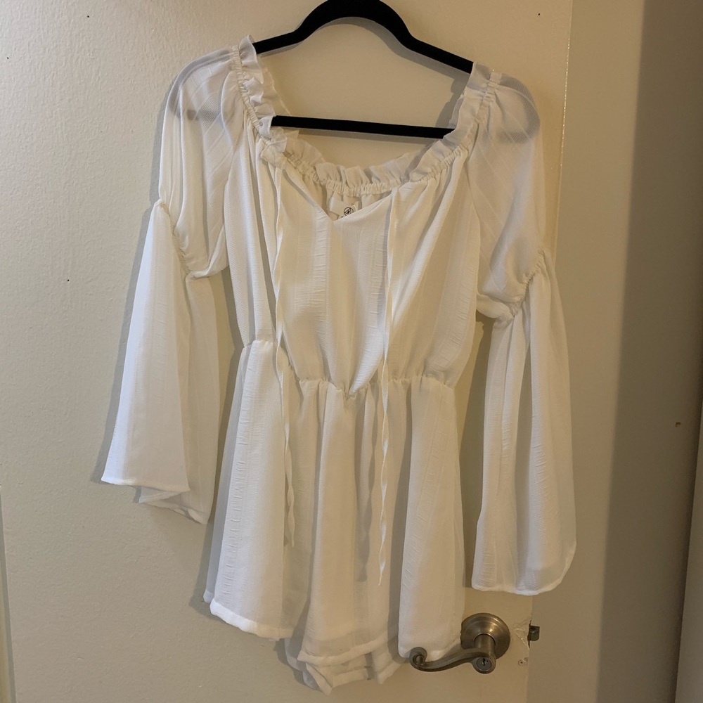 Off the shoulder romper